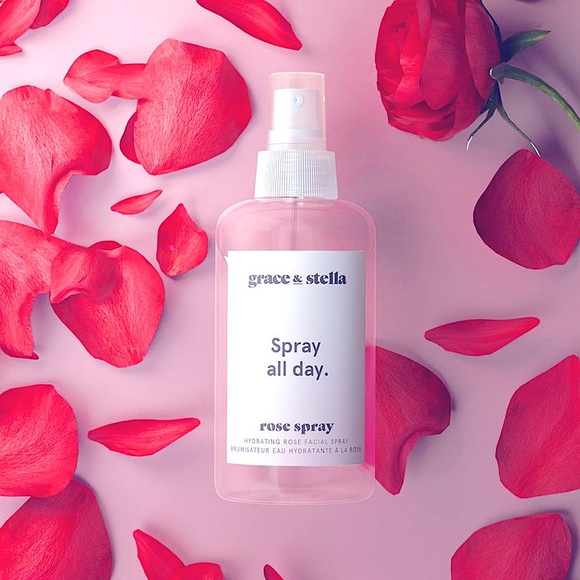 »—Grace&Stella—»Spray All Day »🌹Facial Spray Soothes »Replenishes »Balances PH - Picture 1 of 16